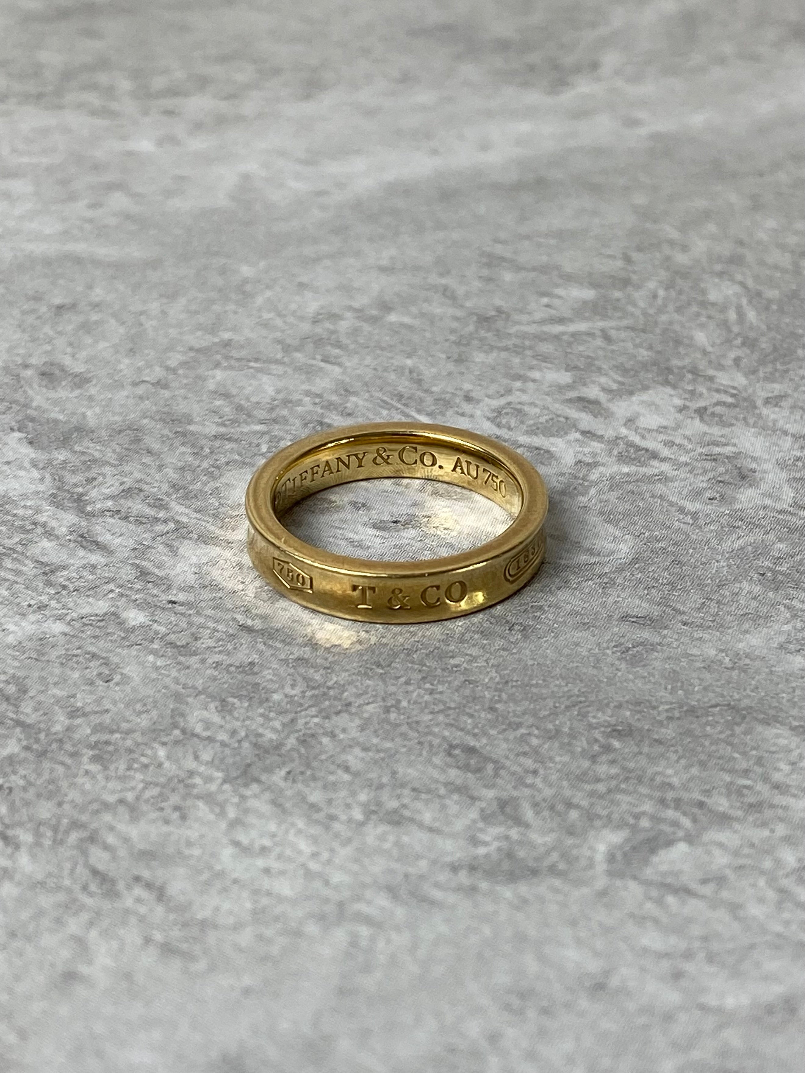Tiffany & Co. 18K Yellow Gold 1837 Ring-Rings-Tiffany & Co-The Closet Egypt
