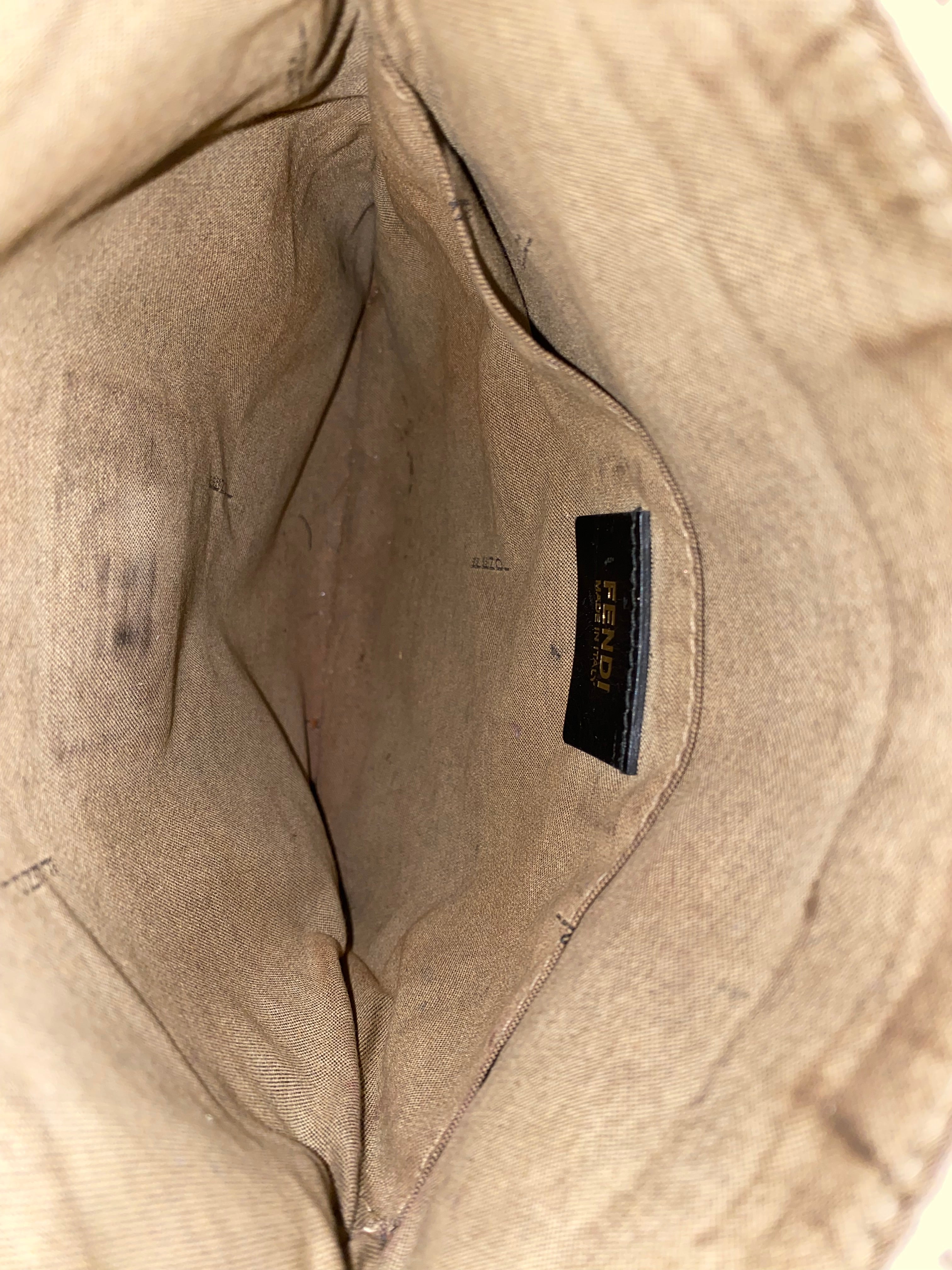 Fendi Beige Zucchino Crossbody Bag-handbag-Fendi-The Closet Egypt