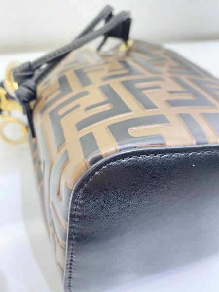Fendi Bicolor FF Mon Tresor Mini Bucket Bag-handbag-Fendi-The Closet Egypt