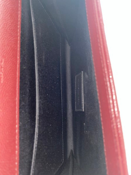 YSL Burgundy Cassandre Pouch-Pouch-YSL-The Closet Egypt