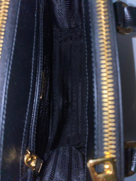 Prada Black Double Zip Mini Tote Bag-handbag-Prada-The Closet Egypt