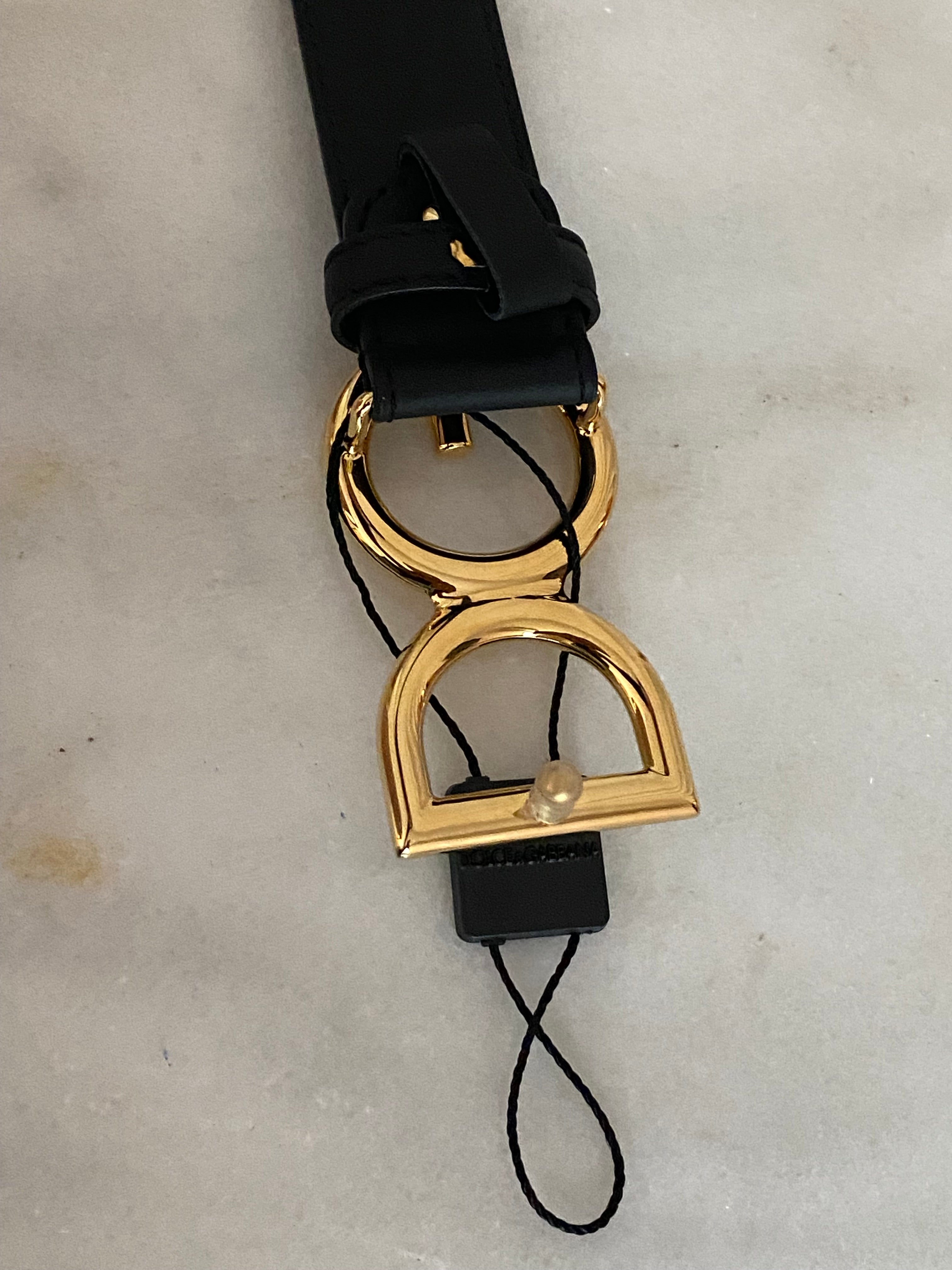 Dolce & Gabbana Black DG Belt-Belt-Dolce & Gabbana-The Closet Egypt