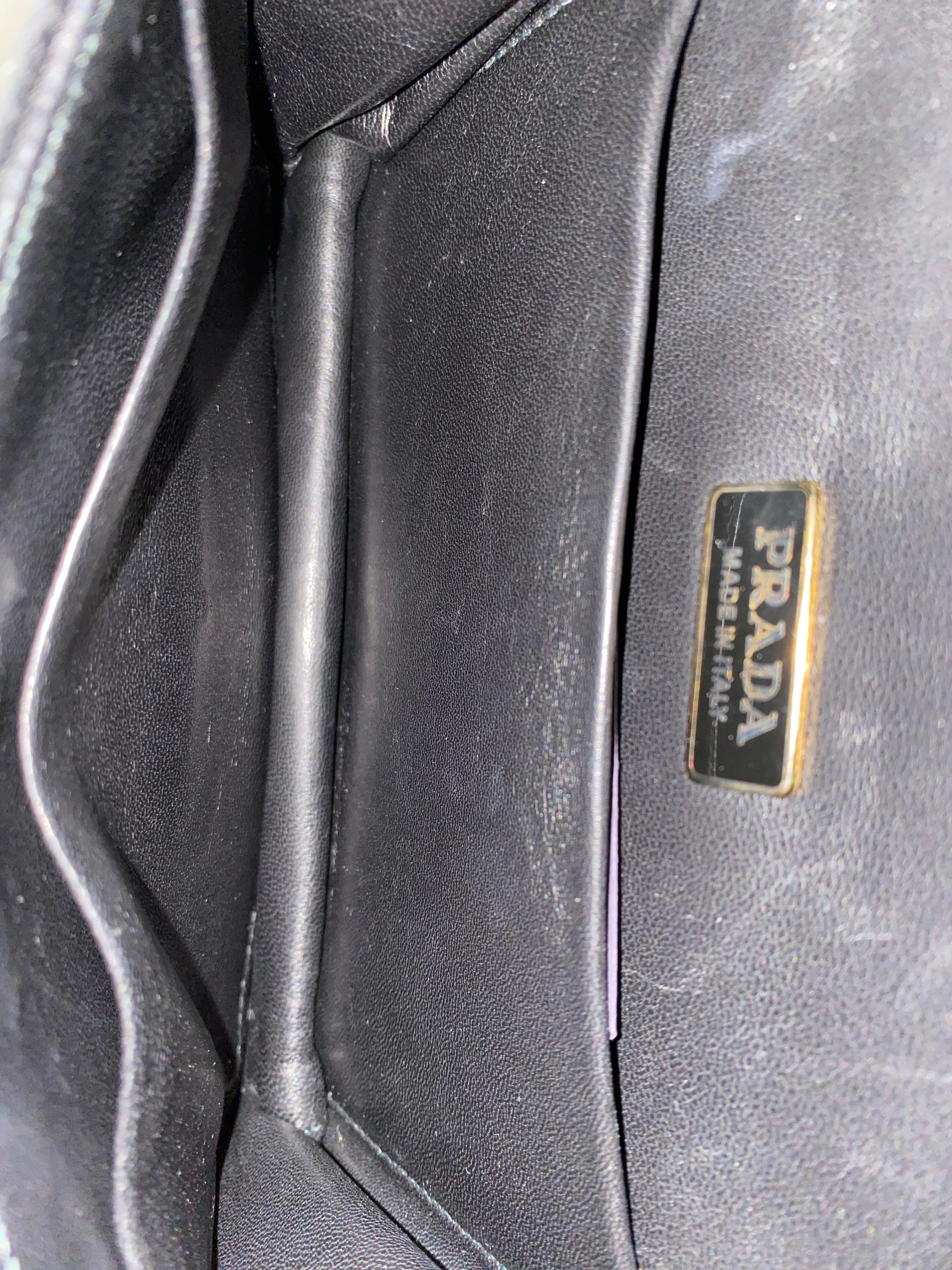 Prada Dark Blue Velvet Astrology Celestial Cahier Bag-handbag-Prada-The Closet Egypt