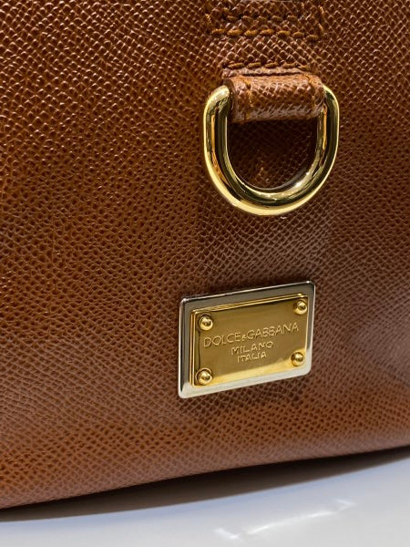 Dolce & Gabbana Camel Boston Bag-handbag-Dolce & Gabbana-The Closet Egypt