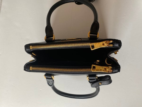 Prada Black Double Zip Mini Tote Bag-handbag-Prada-The Closet Egypt