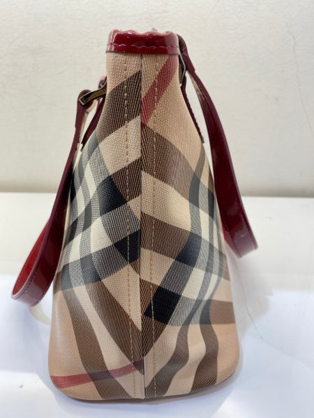 Burberry Bicolor House Check Bag-handbag-Burberry-The Closet Egypt