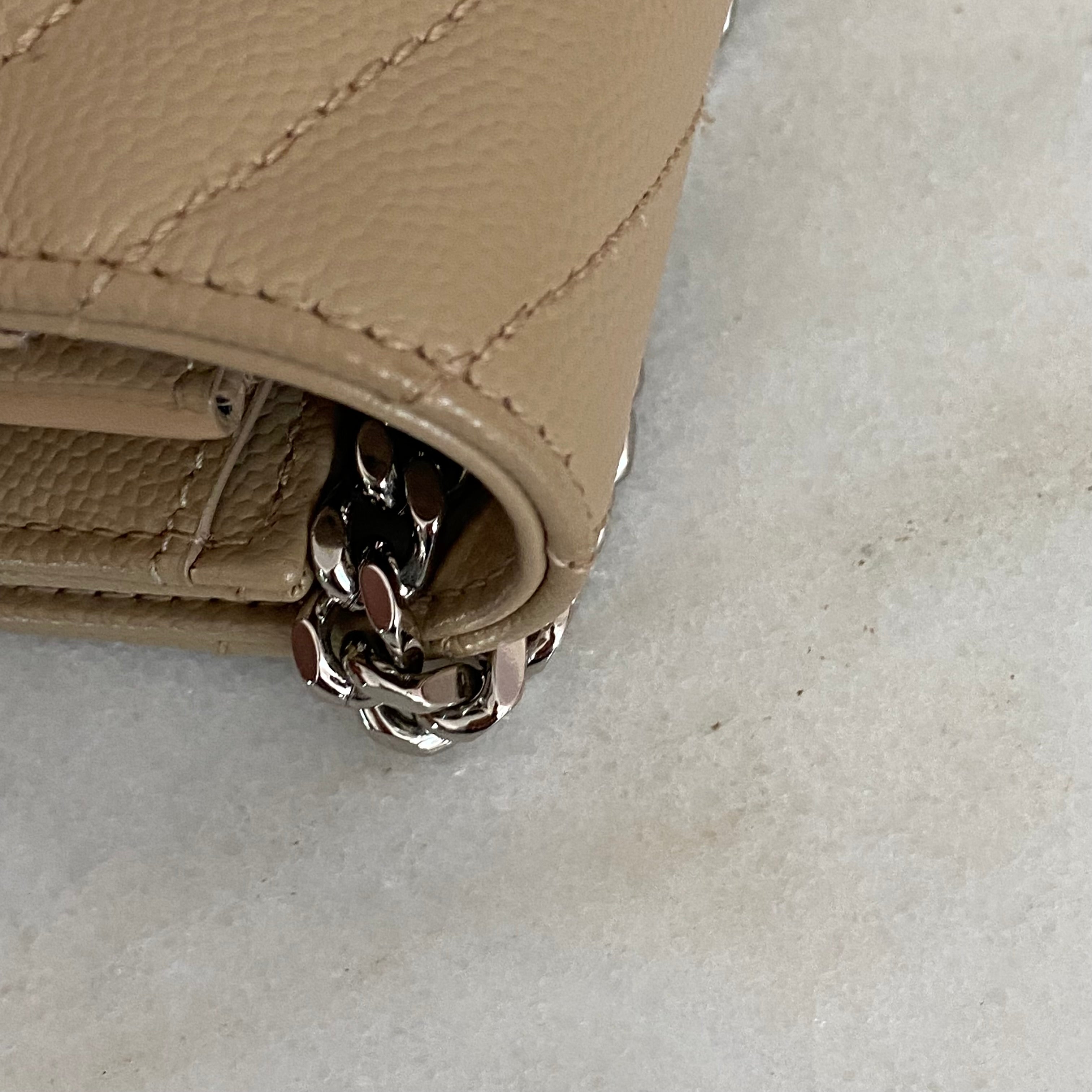 YSL Beige Cassandre WOC-Wallet Chain-YSL-The Closet Egypt