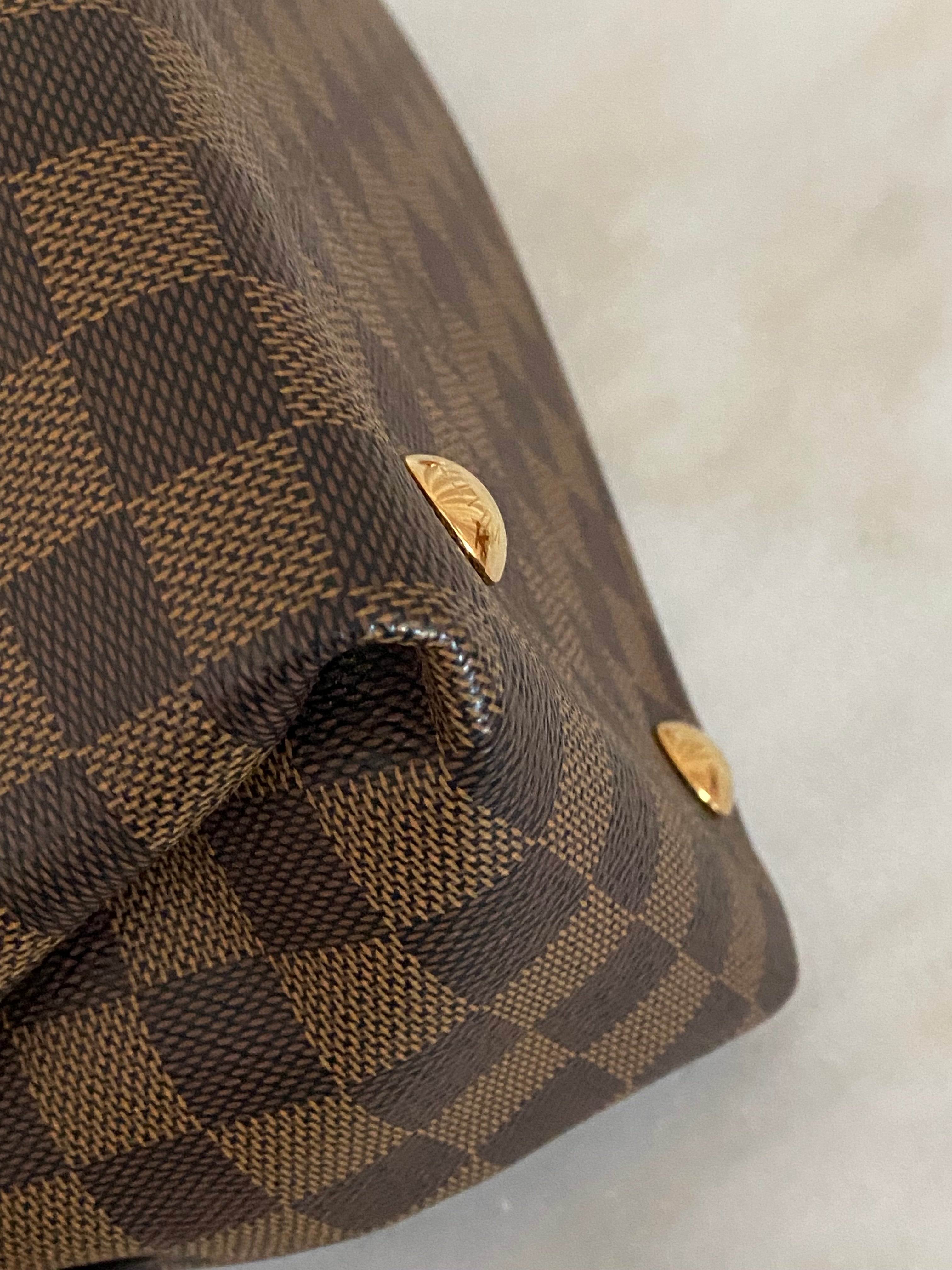 Louis Vuitton Damier Ebene Salvi Tote Bag W/ Strap-handbag-Louis Vuitton-The Closet Egypt