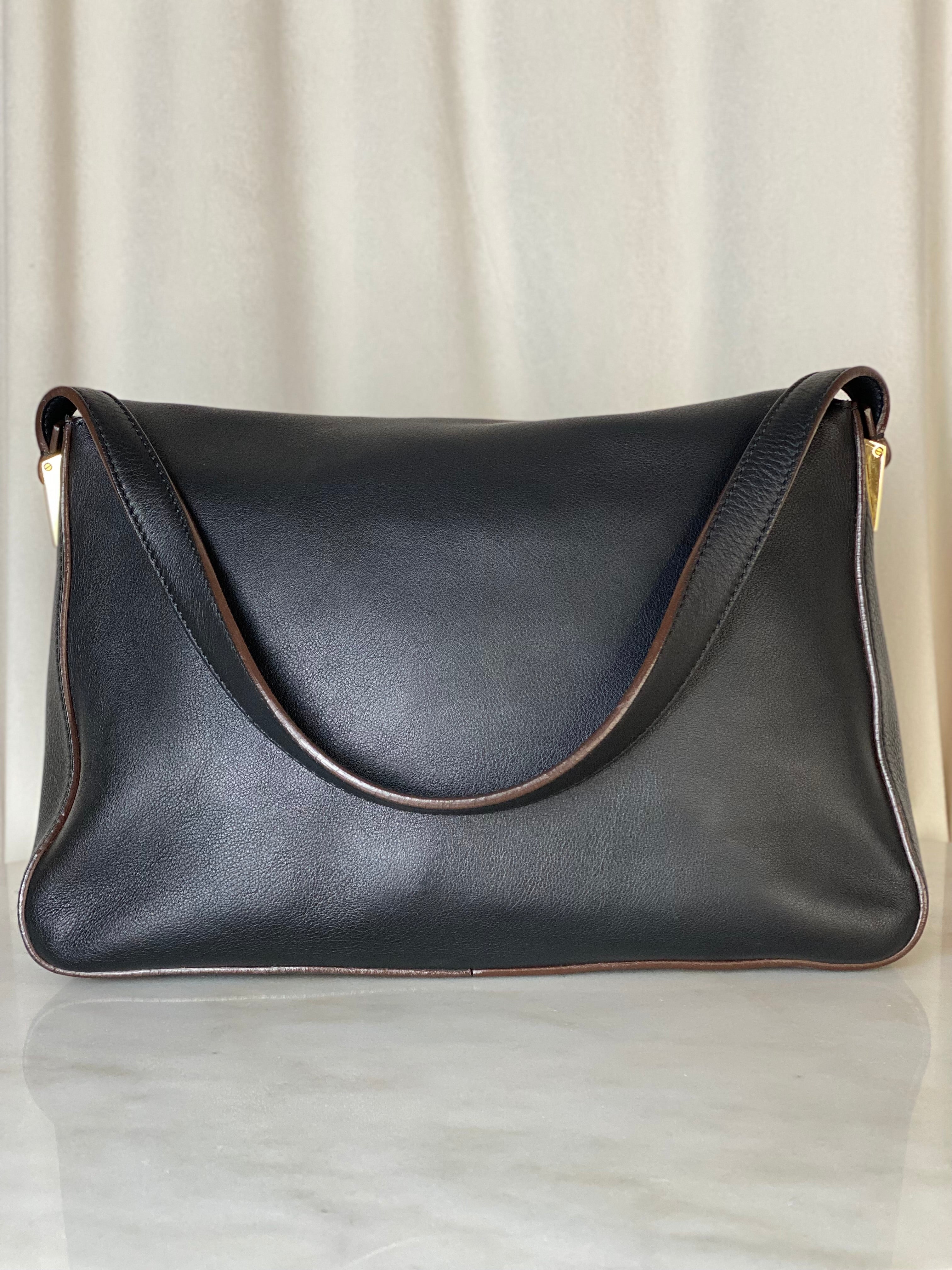 Fendi Black FF Lock Hobo Bag-handbag-Fendi-The Closet Egypt