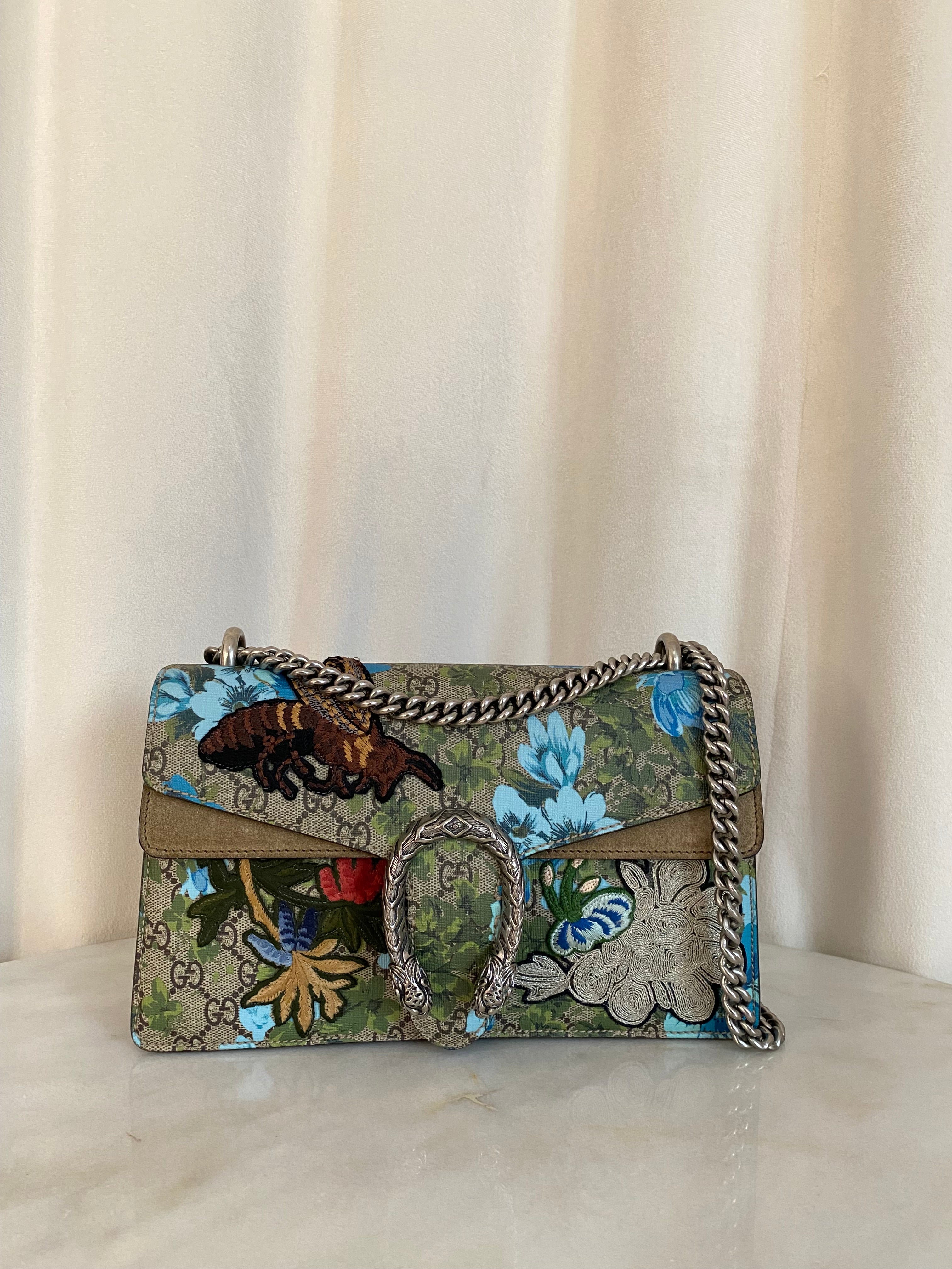 Gucci Multicolor GG Dionysus Floral and Bee Small Bag-handbag-Gucci-The Closet Egypt