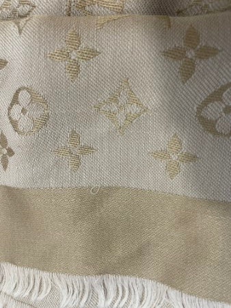 Louis Vuitton Beige Monogram Scarf-Scarf-Louis Vuitton-The Closet Egypt