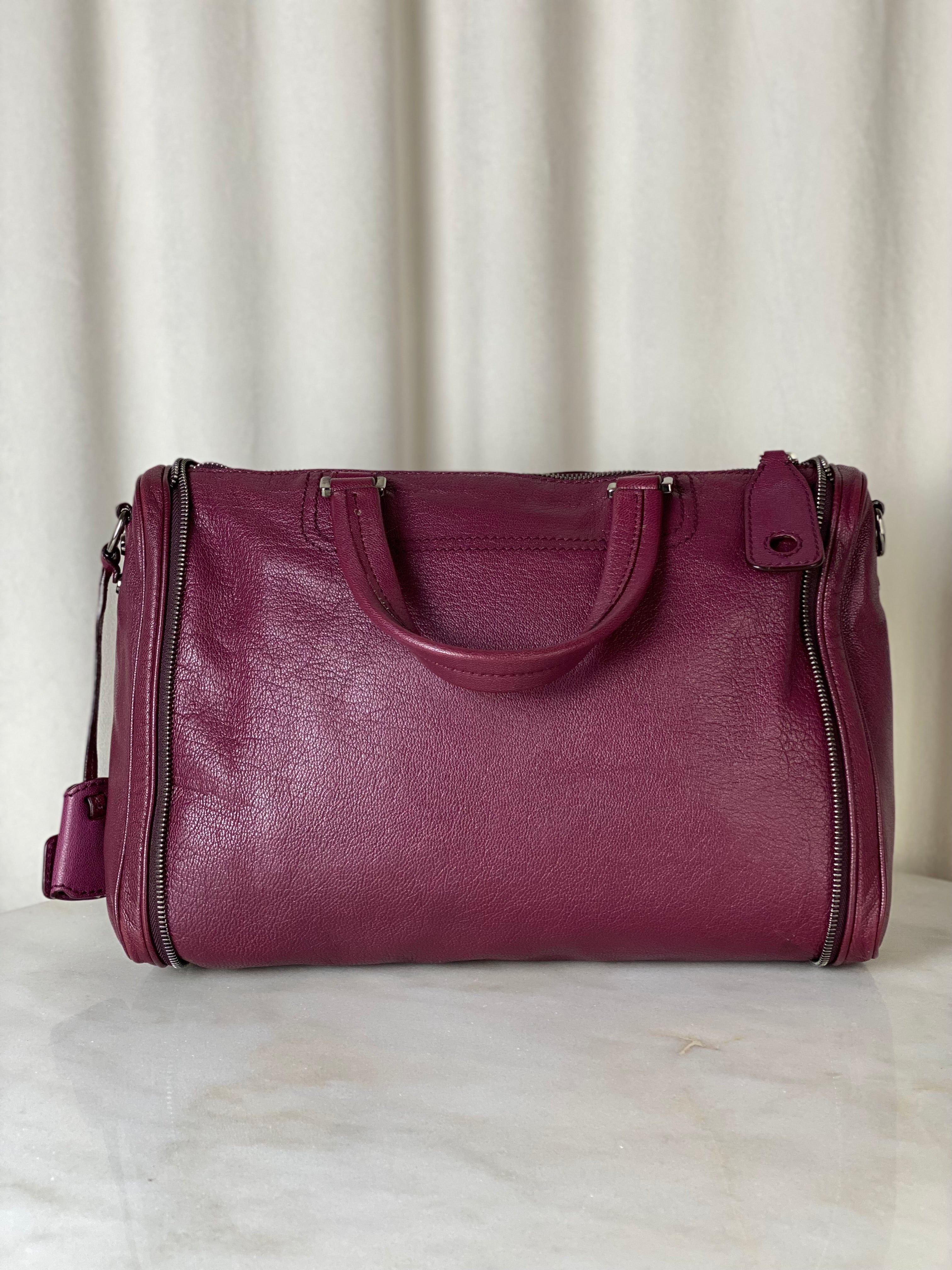 Dolce & Gabbana Burgundy Vilma Top Handle Bag W/ Strap-handbag-Dolce & Gabbana-The Closet Egypt