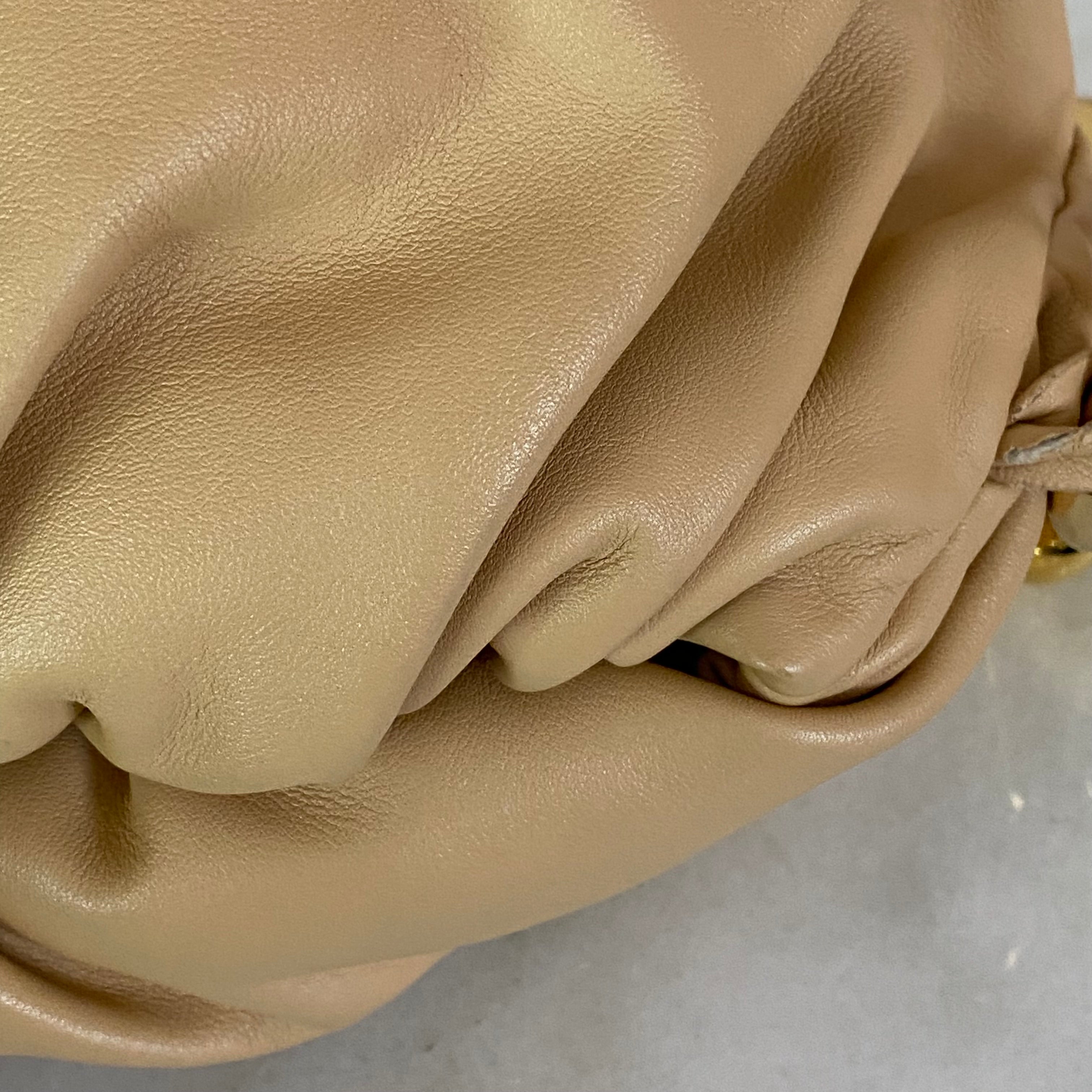 Bottega Veneta Beige The Pouch Chain-Pouch-Bottega Veneta-The Closet Egypt