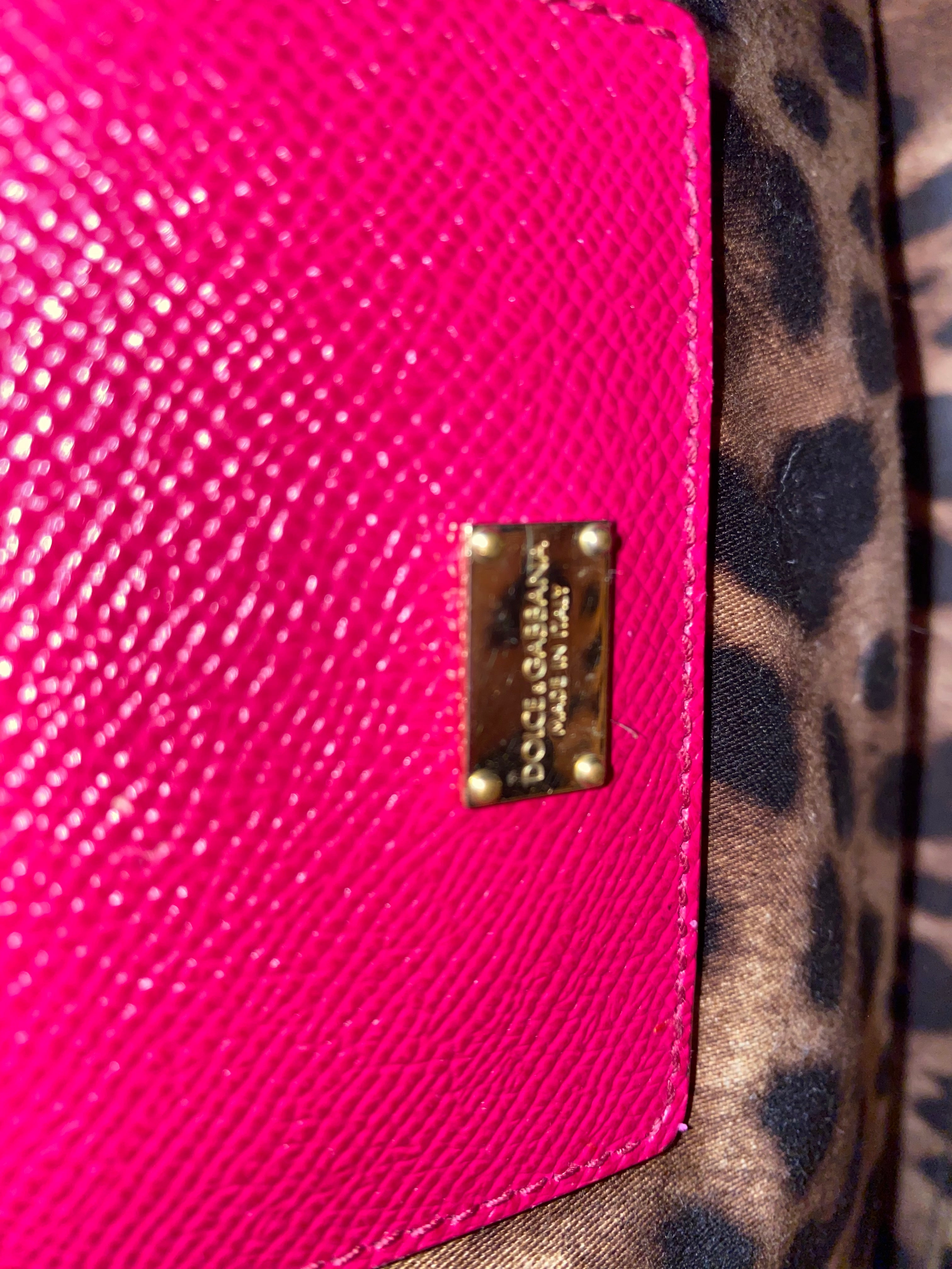 Dolce & Gabbana Hot Pink Sicily Large Bag-handbag-Dolce & Gabbana-The Closet Egypt