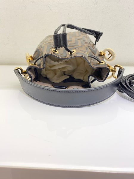 Fendi Bicolor FF Mon Tresor Mini Bucket Bag-handbag-Fendi-The Closet Egypt