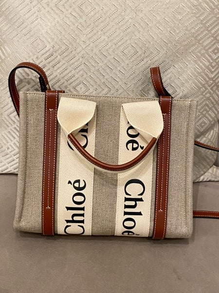 Chloe Bicolor Woody Small Bag-handbag-Chloe-The Closet Egypt