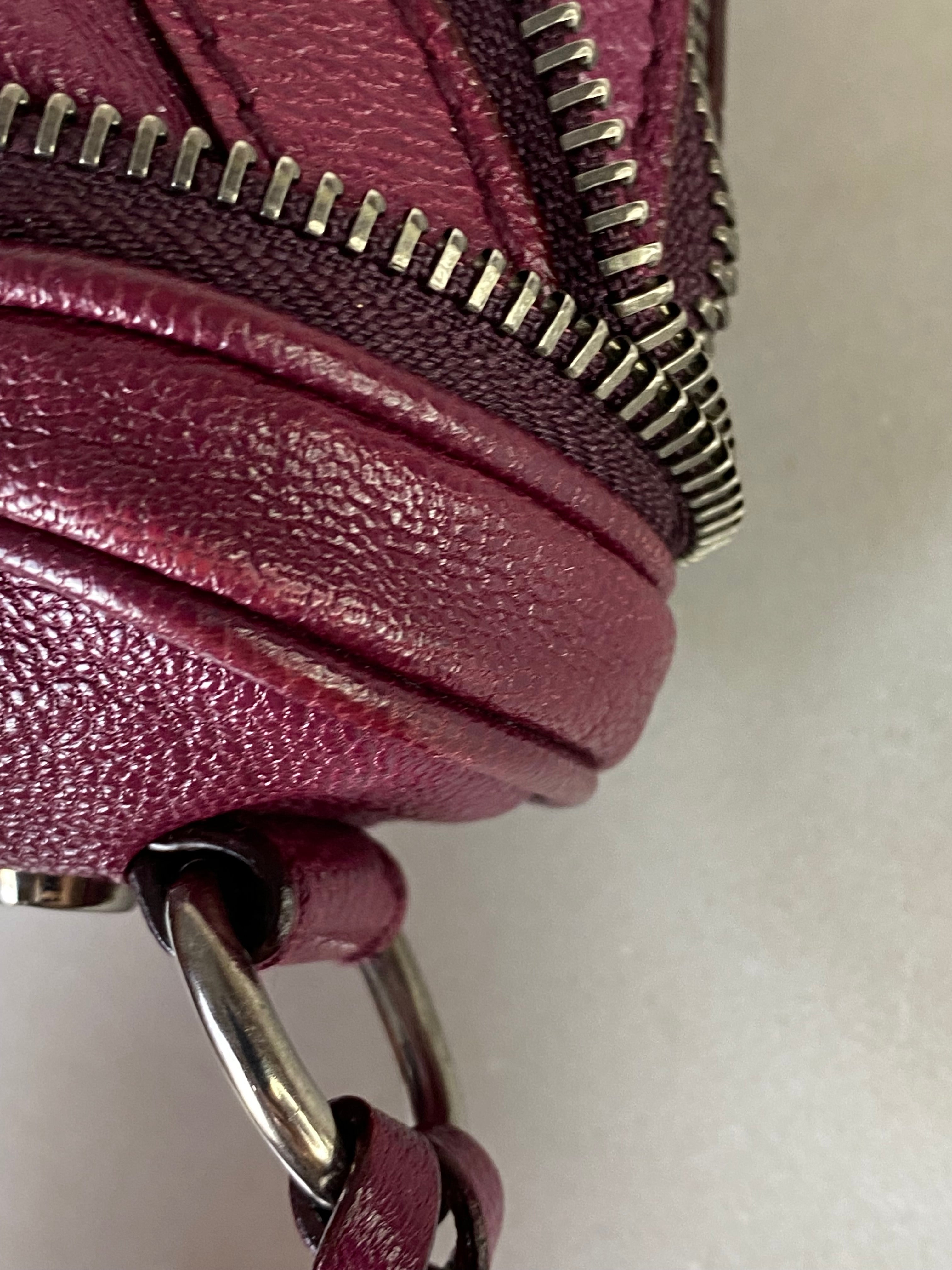 Dolce & Gabbana Burgundy Vilma Top Handle Bag W/ Strap-handbag-Dolce & Gabbana-The Closet Egypt