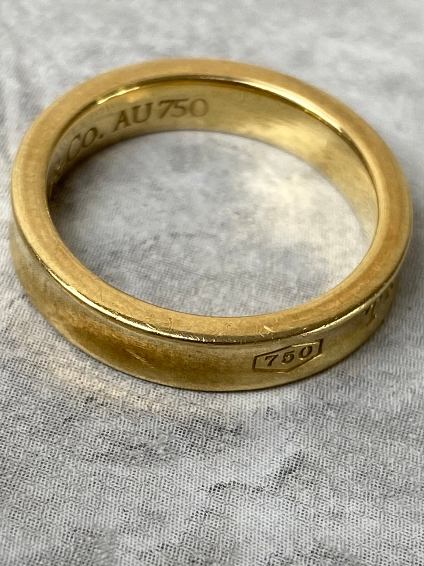 Tiffany & Co. 18K Yellow Gold 1837 Ring-Rings-Tiffany & Co-The Closet Egypt