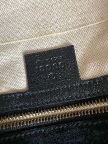 Gucci Black Vernis Horsebit Shoulder Bag-handbag-Gucci-The Closet Egypt