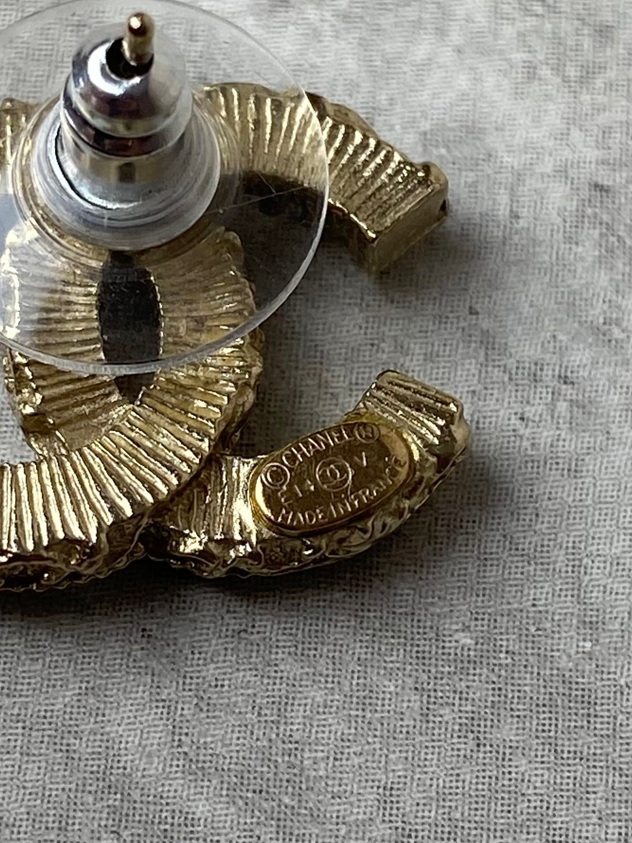 Chanel Black CC Logo Earrings-Earrings-Chanel-The Closet Egypt