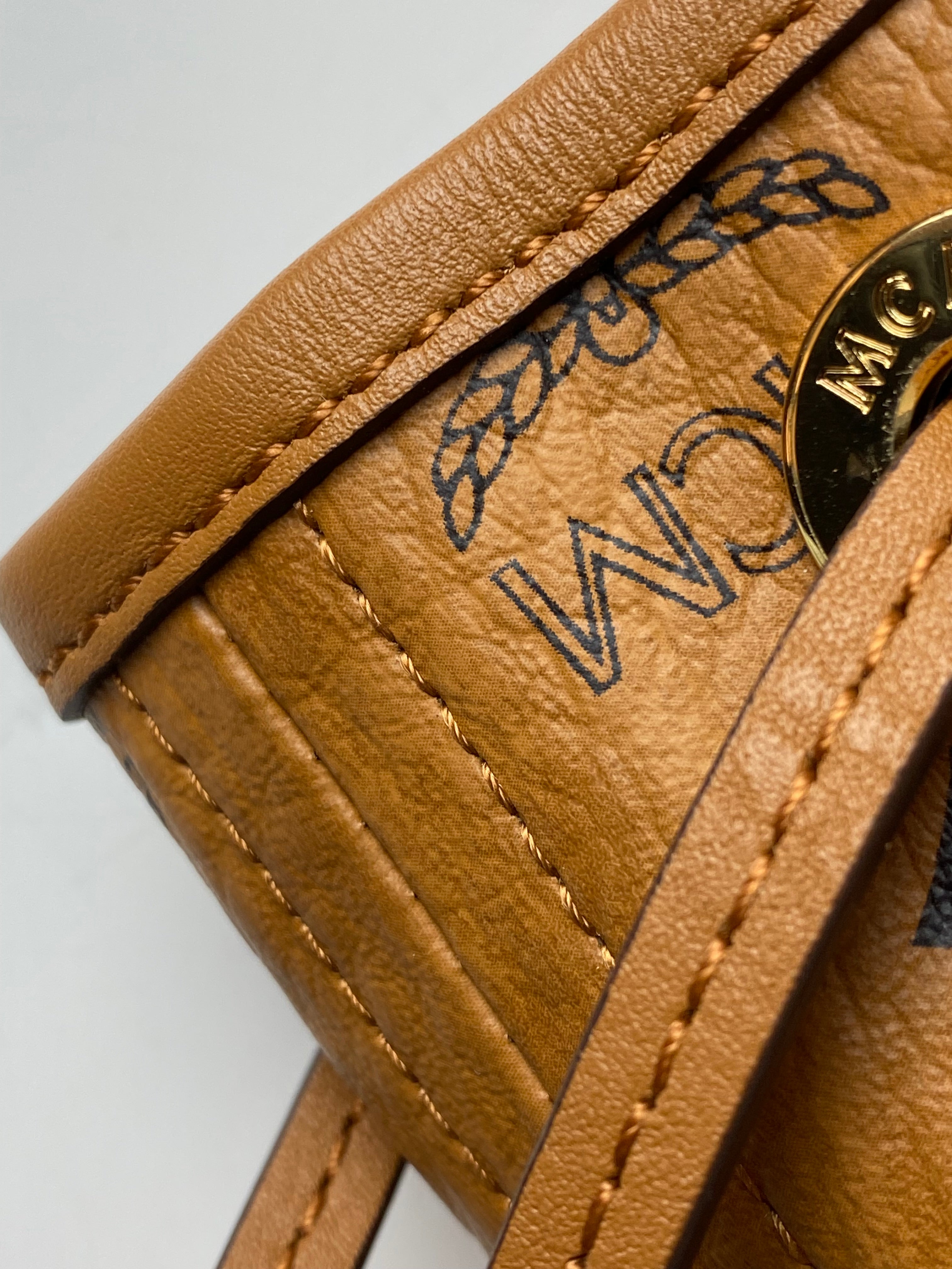 MCM Camel Reversible Liz Shopper Invesetes Large Tote Bag-handbag-MCM-The Closet Egypt