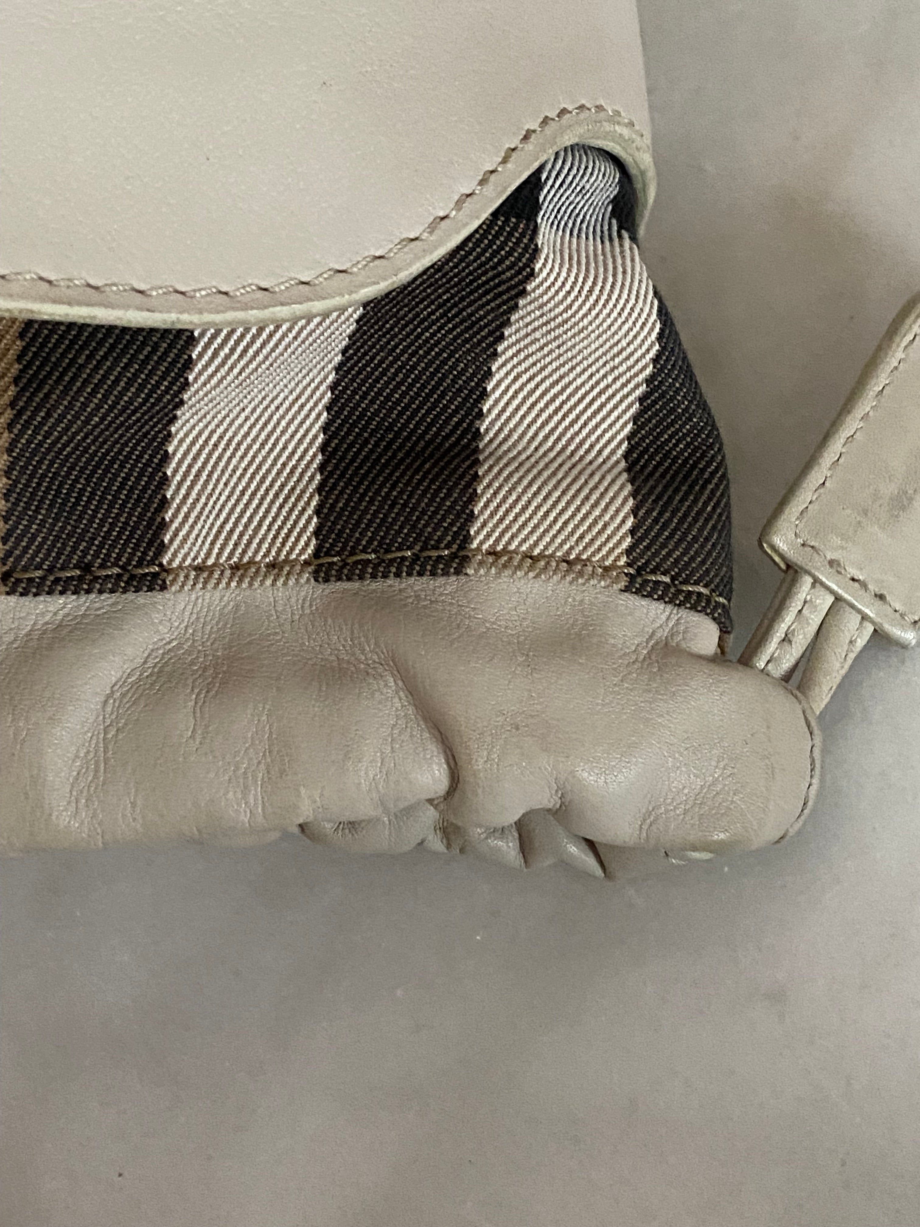 Burberry Beige Bridle House Check Little Crush Crossbody Bag