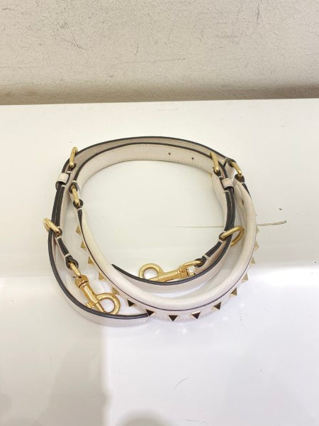 Valentino White VLTN Spike Rockstud Bag-handbag-Valentino-The Closet Egypt