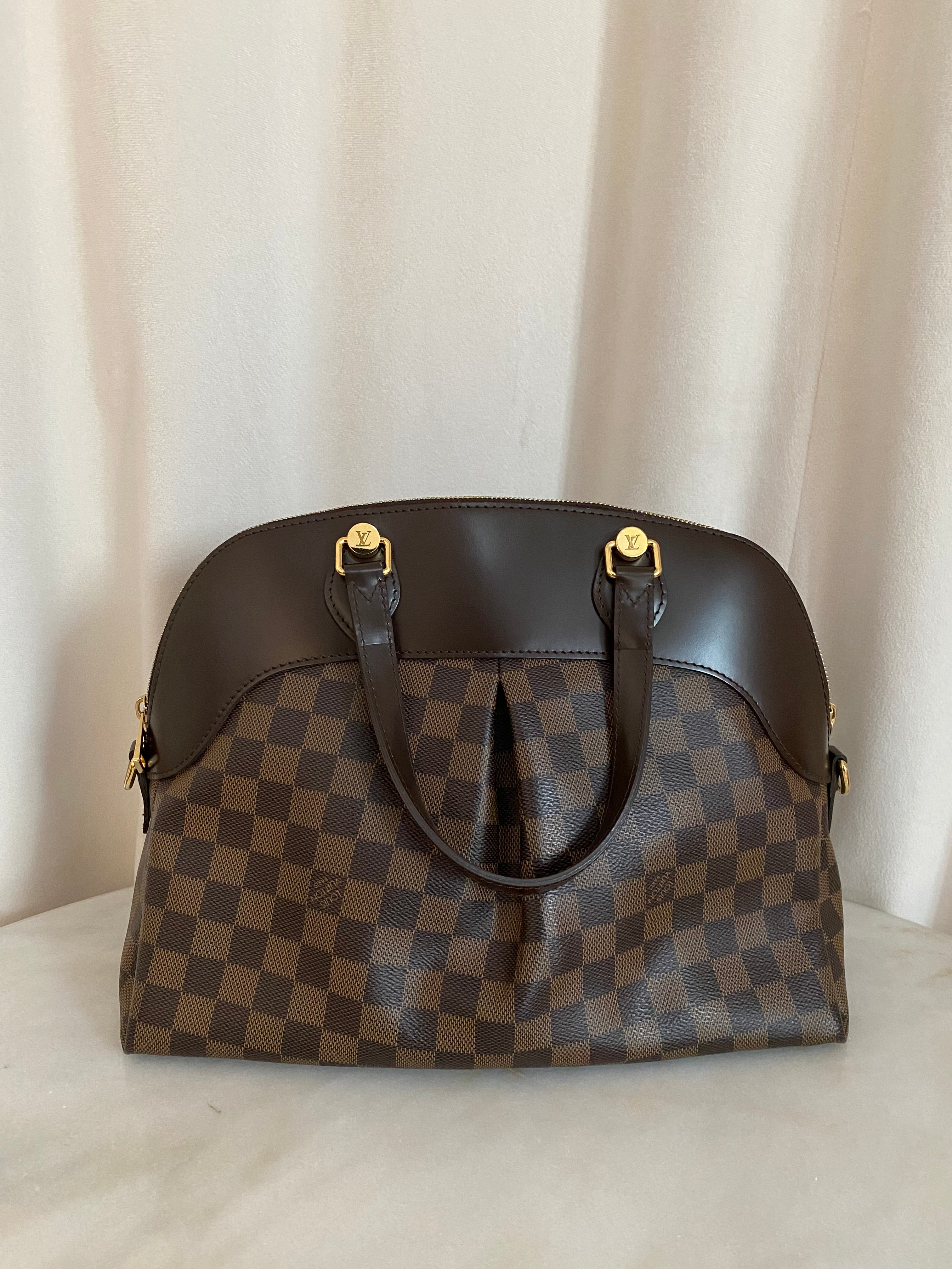 Louis Vuitton Damier Ebene Salvi Tote Bag W/ Strap-handbag-Louis Vuitton-The Closet Egypt