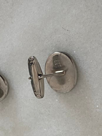 Gucci Silver Cufflinks-Cufflinks-Gucci-The Closet Egypt