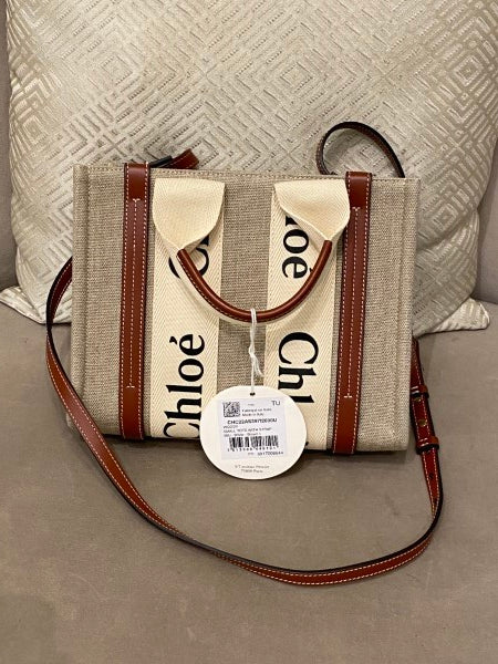 Chloe Bicolor Woody Small Bag-handbag-Chloe-The Closet Egypt