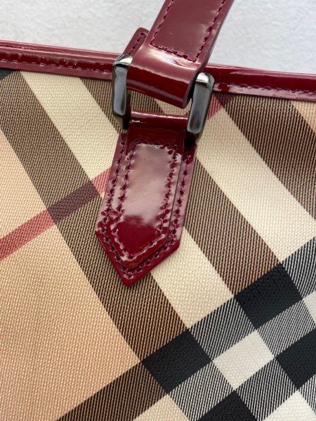 Burberry Bicolor House Check Bag-handbag-Burberry-The Closet Egypt