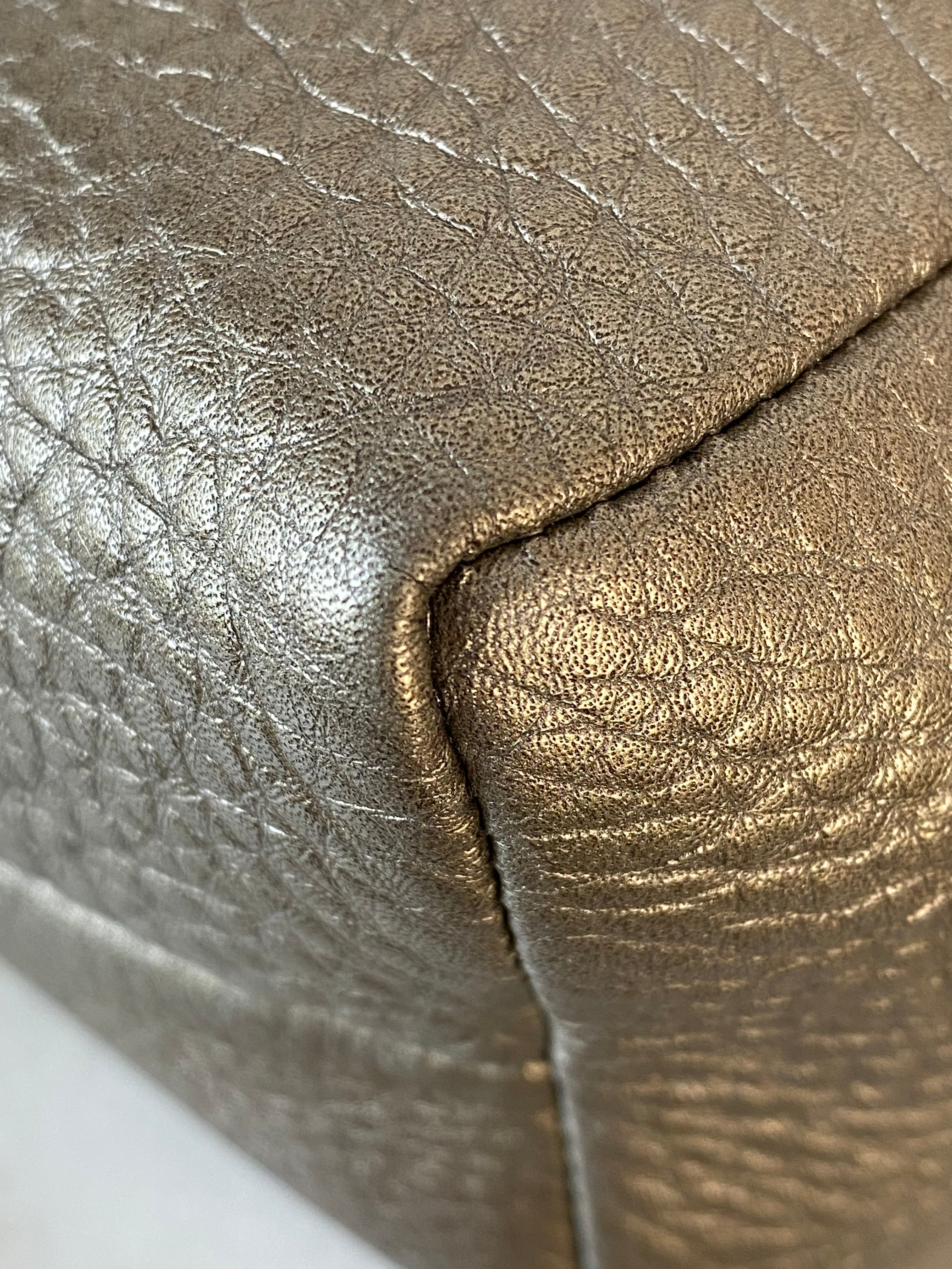 Gucci Silver Metallic Soho Makeup Case-Makeup Case-Gucci-The Closet Egypt