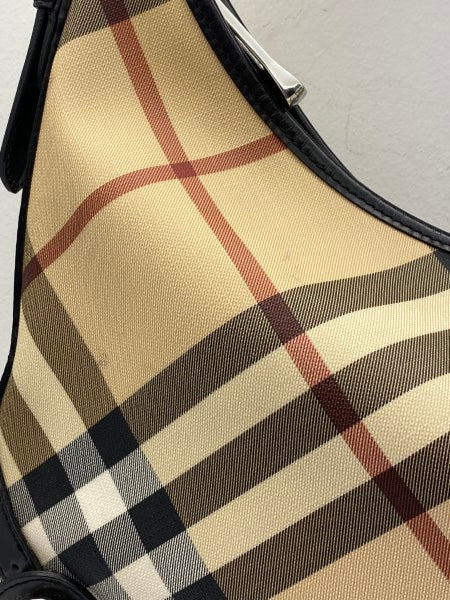Burberry Black Nova Check Hobo Bag-handbag-Burberry-The Closet Egypt