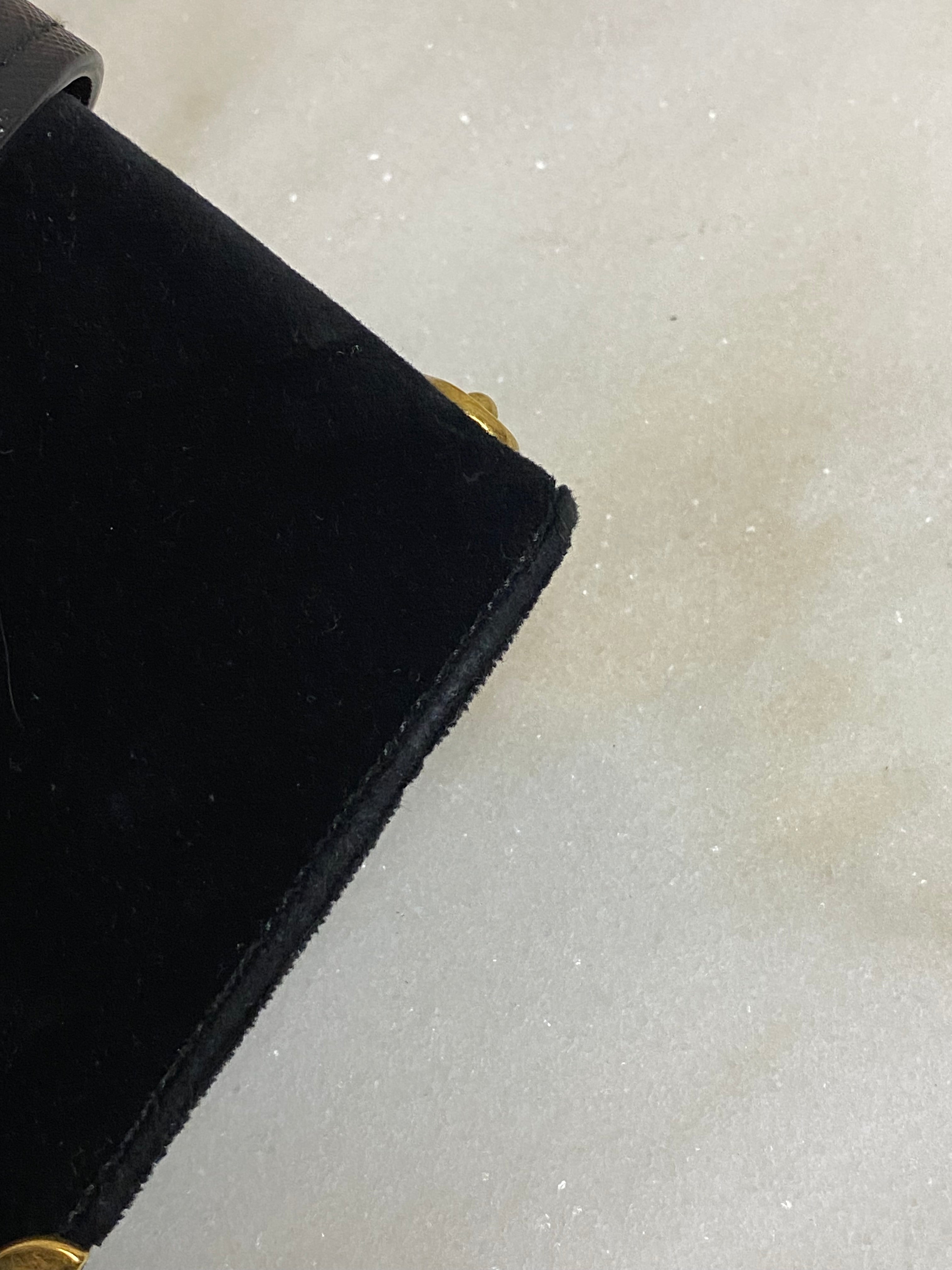 Prada Dark Blue Velvet Astrology Celestial Cahier Bag-handbag-Prada-The Closet Egypt