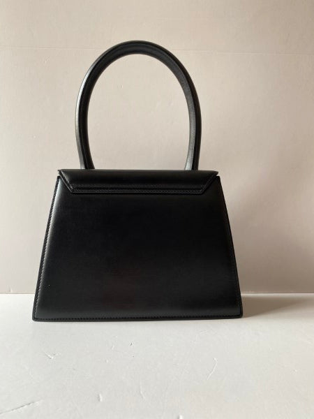 Jacquemus Black Top Handle Bag-handbag-Jacquemus-The Closet Egypt
