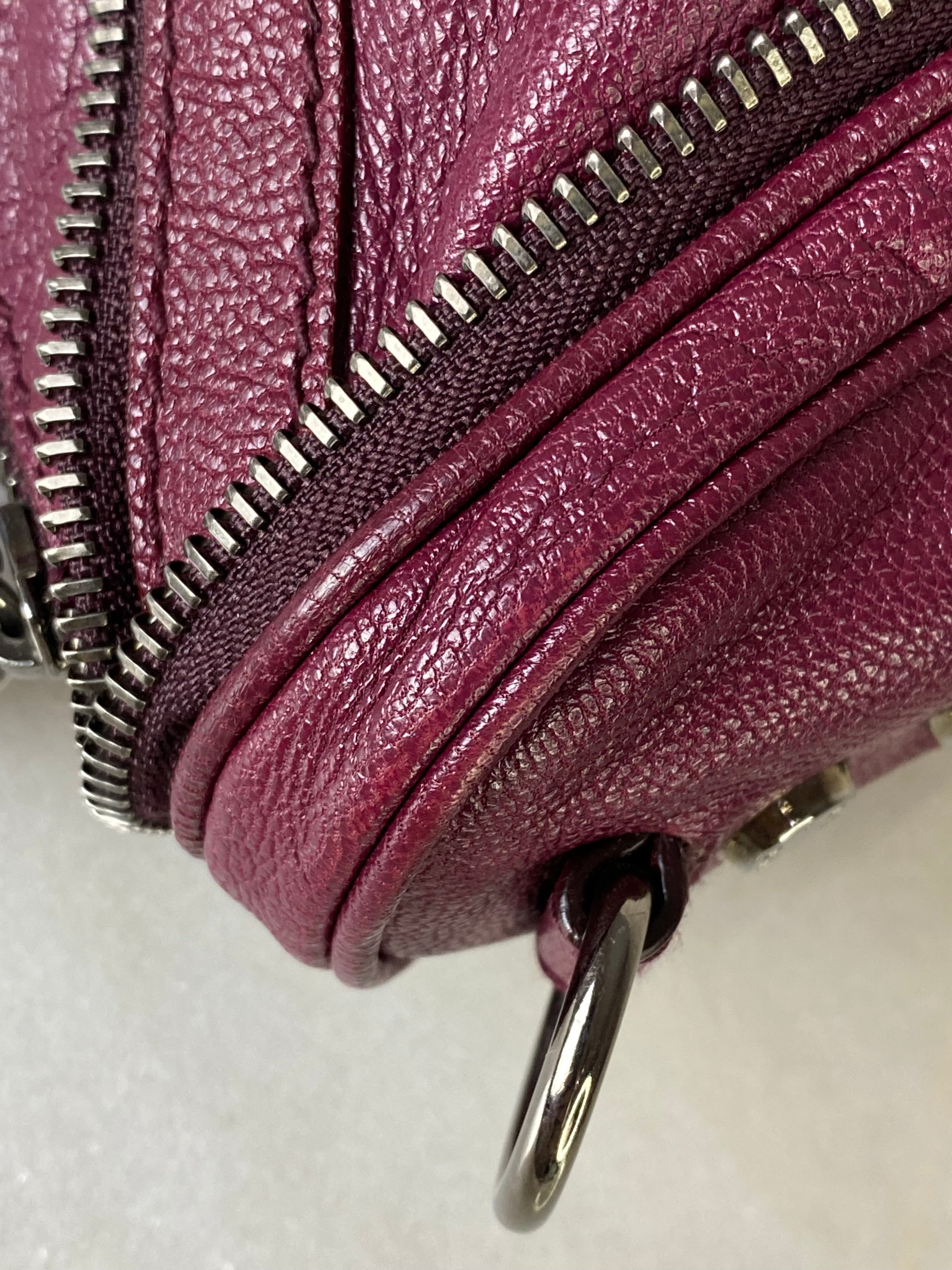 Dolce & Gabbana Burgundy Vilma Top Handle Bag W/ Strap-handbag-Dolce & Gabbana-The Closet Egypt