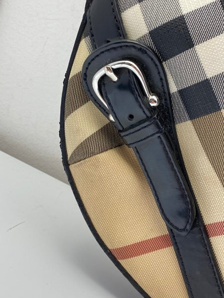 Burberry Black Nova Check Hobo Bag-handbag-Burberry-The Closet Egypt