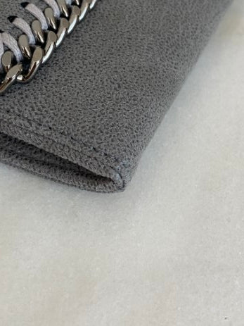 Stella Mccartney Grey Continental Falabella Long Wallet-wallet-Stella Mccartney-The Closet Egypt