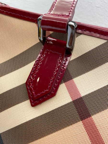 Burberry Bicolor House Check Bag-handbag-Burberry-The Closet Egypt