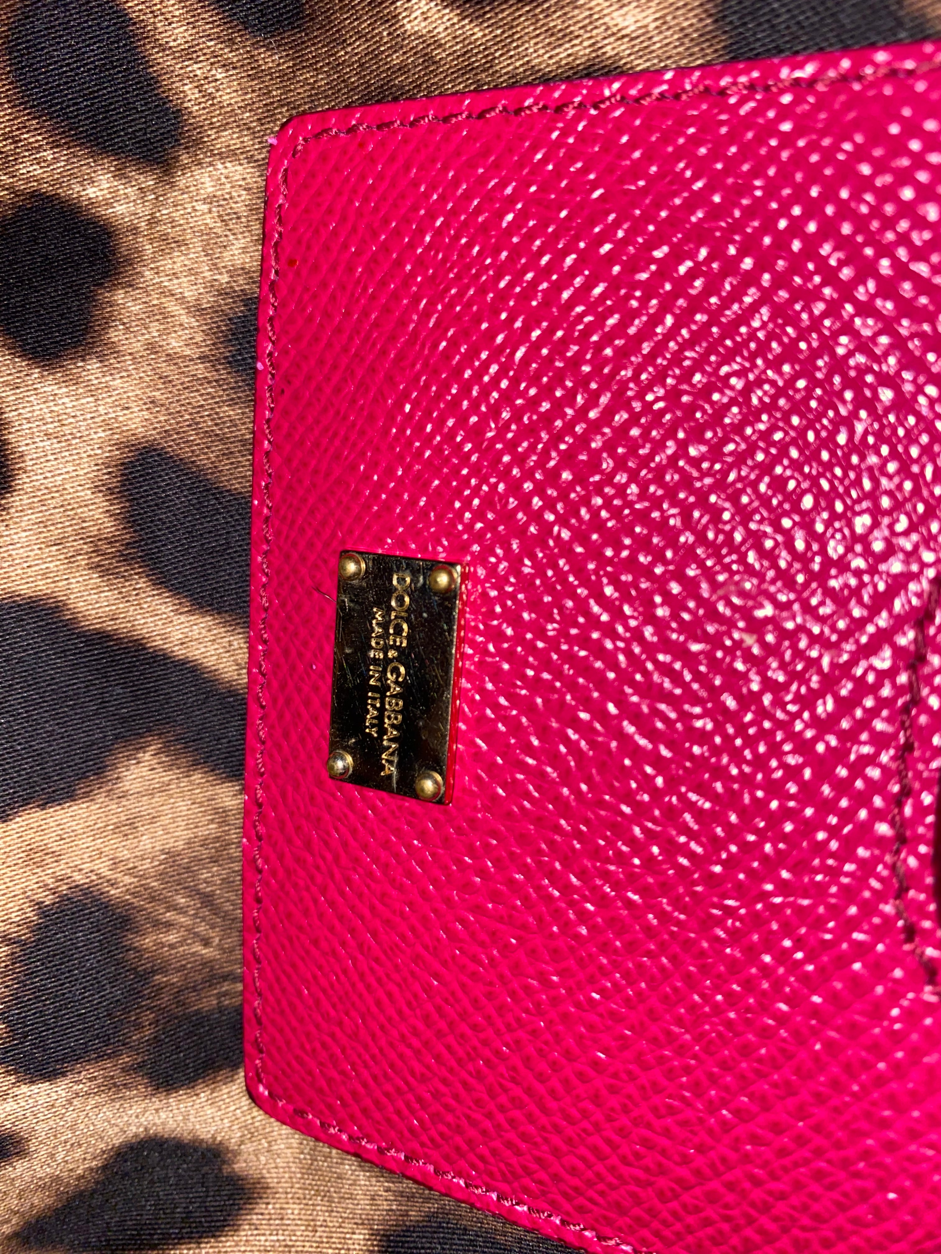 Dolce & Gabbana Hot Pink Sicily Large Bag-handbag-Dolce & Gabbana-The Closet Egypt