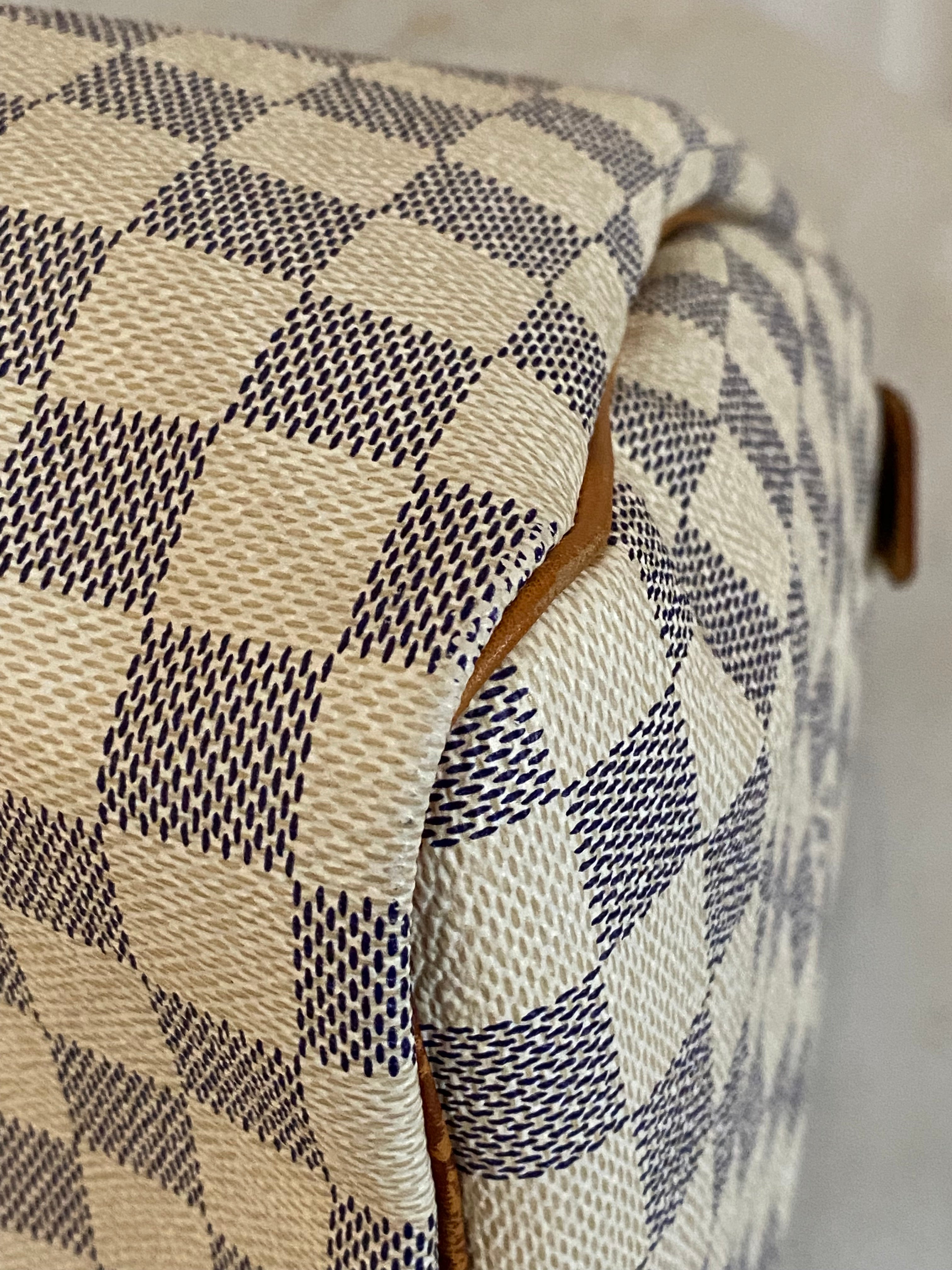 Louis Vuitton Damier Azur Speedy 30 Bag-handbag-Louis Vuitton-The Closet Egypt