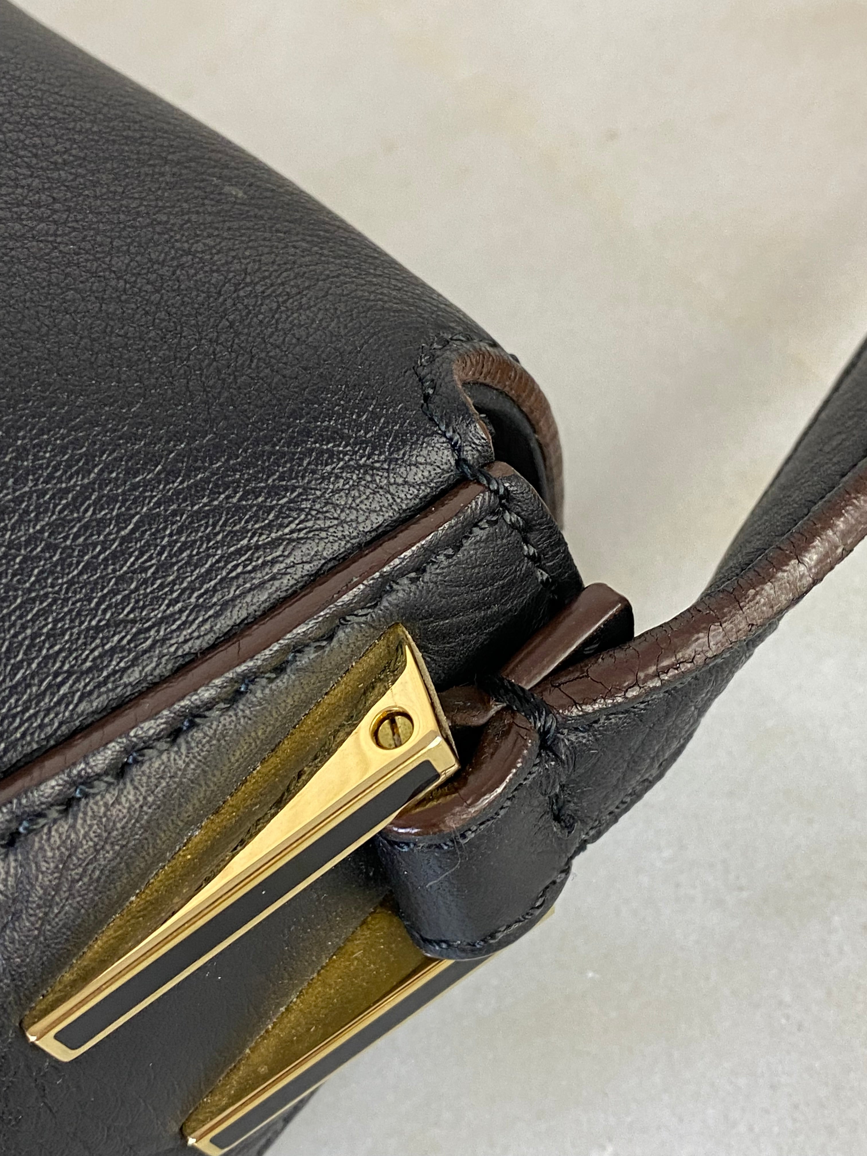 Fendi Black FF Lock Hobo Bag-handbag-Fendi-The Closet Egypt