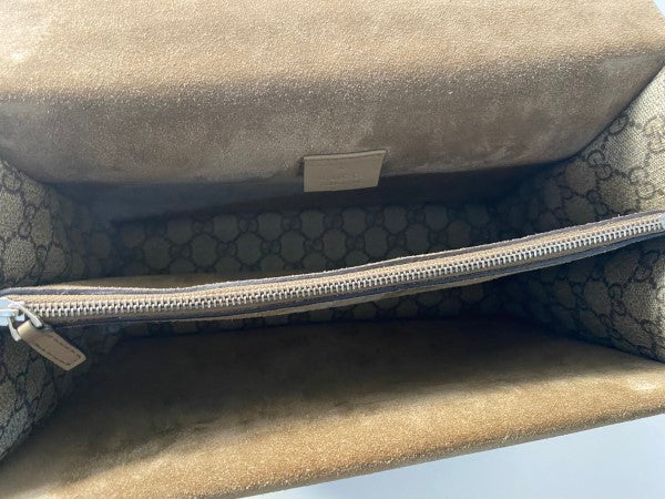 Gucci Bicolor GG Supreme Dionysus Bee Embroidered Medium Bag-handbag-Gucci-The Closet Egypt