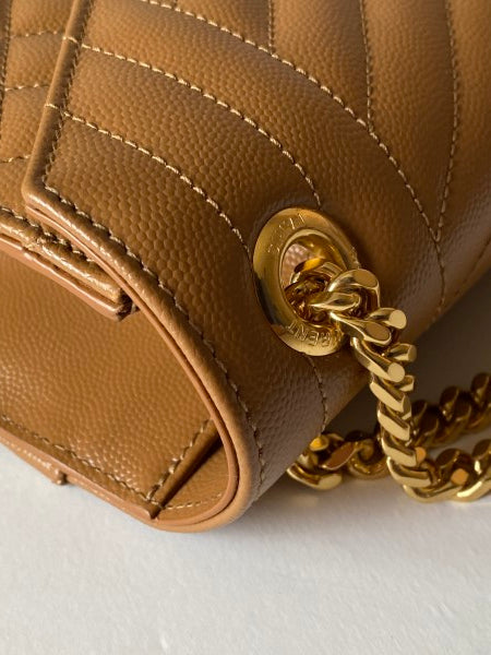 YSL Brown Monogram Classic Envelope Bag-handbag-YSL-The Closet Egypt