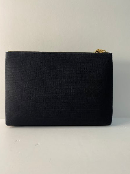 Givenchy Black Logo Clutch-Clutch-Givenchy-The Closet Egypt