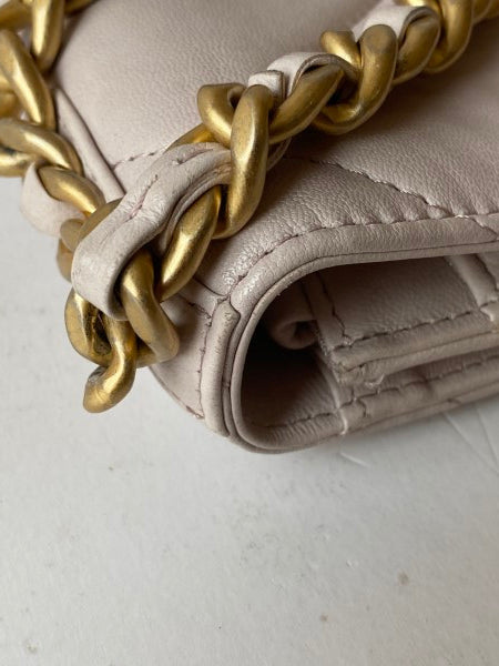 Chanel Beige 19 Wallet on Chain-Wallet Chain-Chanel-The Closet Egypt