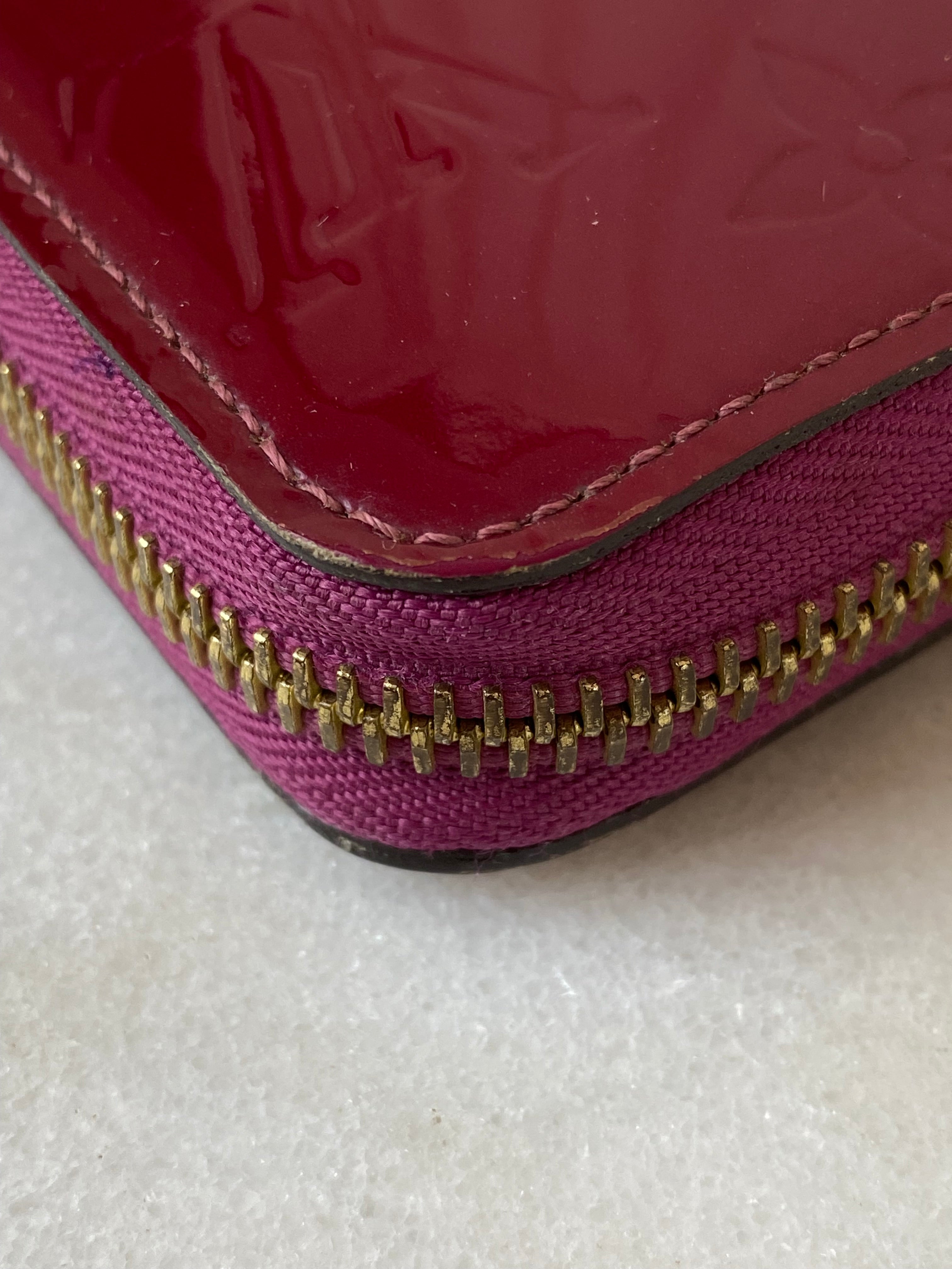 Louis Vuitton Red Vernis Zip Long Wallet-wallet-Louis Vuitton-The Closet Egypt