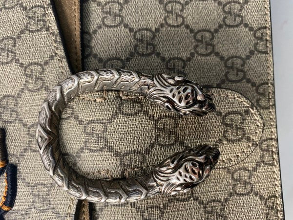Gucci Bicolor GG Supreme Dionysus Bee Embroidered Medium Bag-handbag-Gucci-The Closet Egypt