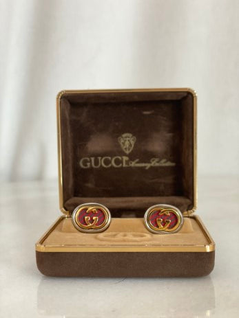 Gucci Silver Cufflinks-Cufflinks-Gucci-The Closet Egypt