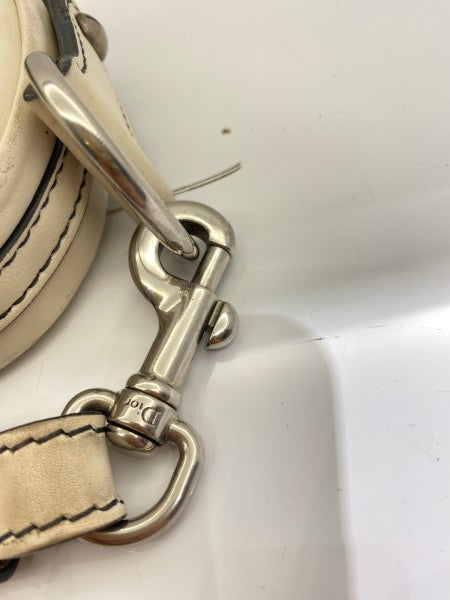 Christian Dior White Mini d'fence Saddle Bag-handbag-Christian Dior-The Closet Egypt